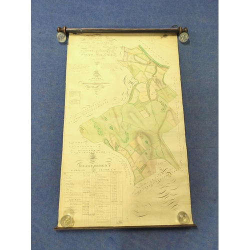 102 - WATSON JAMES.  Plan of the Lands of Whitlaw & Lindean Situated Within the Parish of Galashiels. ... 