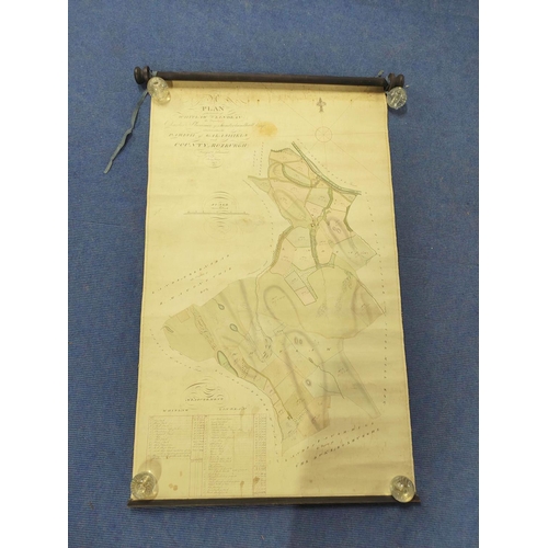 102 - WATSON JAMES.  Plan of the Lands of Whitlaw & Lindean Situated Within the Parish of Galashiels. ... 