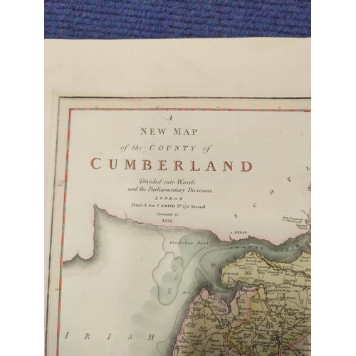 105 - ARMSTRONG ANDREW & SON.  A New & Correct Map of the County of Northumberland. Eng.... 