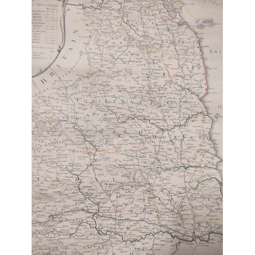 105 - ARMSTRONG ANDREW & SON.  A New & Correct Map of the County of Northumberland. Eng.... 