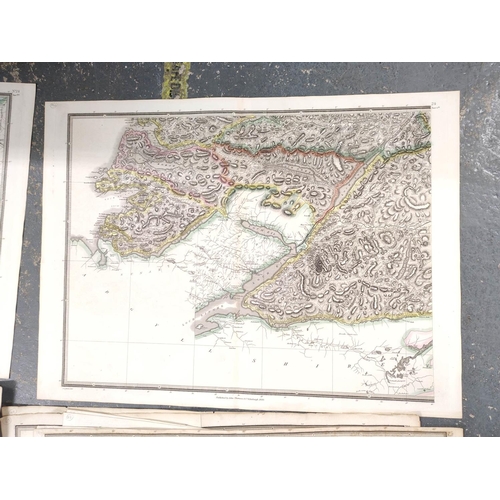 114 - THOMSON JOHN.  Southern Part of Western Isles, Middle Part of Western Isles (torn at hinge... 