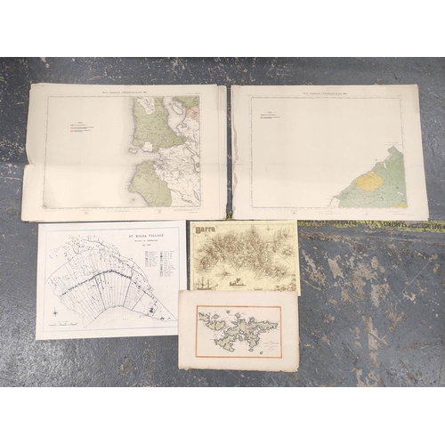 115 - ROYAL COMMISSION (HIGHLANDS & ISLANDS).  10 various col. maps, mixed cond. Each 22