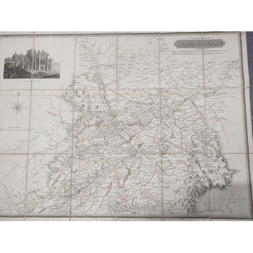 127 - THOMSON JOHN.  Northern Part of Roxburgh Shire & Southern Part of Roxburgh Shire. 2 fl... 