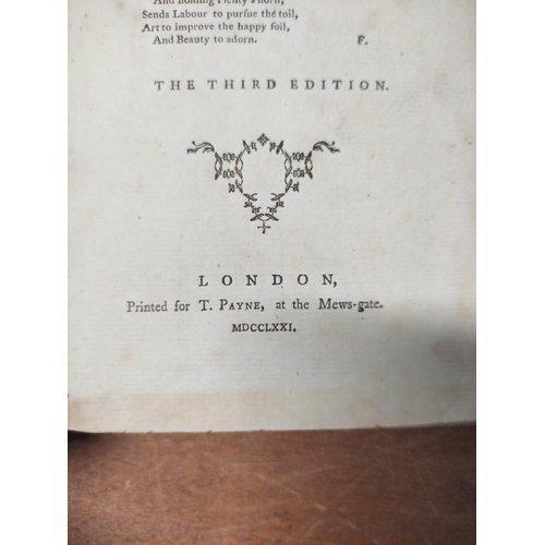 43 - (WHATELY THOMAS).  Observations on Modern Gardening, Illustrated by Descriptions. Old calf... 