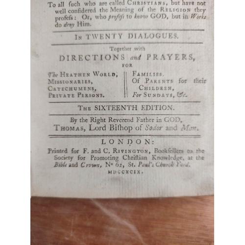 59 - (WILSON THOMAS).  The Knowledge & Practice of Christianity ... or An Essay Towards an ... 