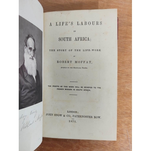 62 - GALTON FRANCIS.  The Narrative of an Explorer in Tropical South Africa. Fldg. eng. col. ma... 