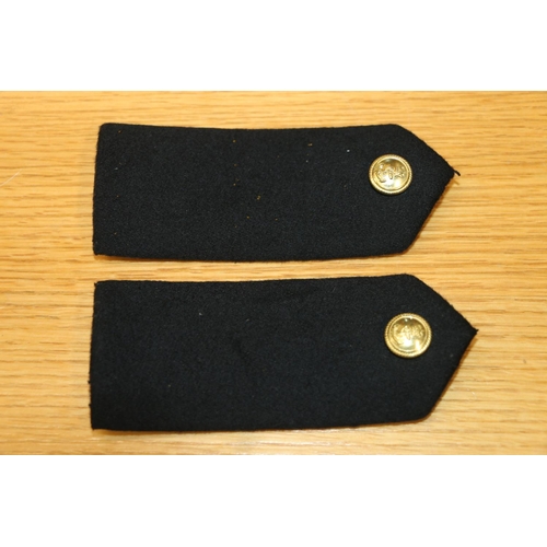 349A - Two British naval overcoats and other uniform.