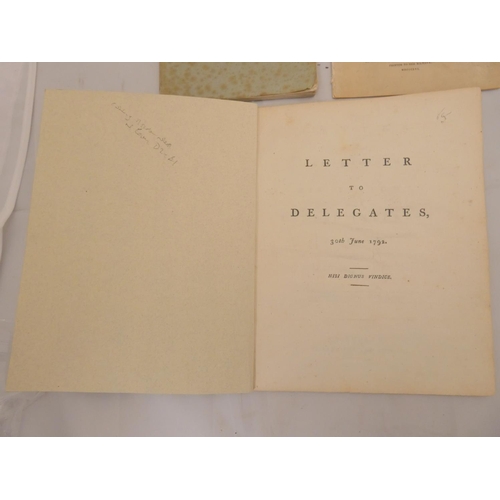 129 - ARGYLL DUKE OF.  Correspondence between His Grace the Duke of Argyll and The Lords Commissioners of ... 