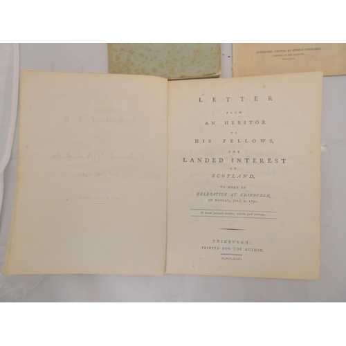 129 - ARGYLL DUKE OF.  Correspondence between His Grace the Duke of Argyll and The Lords Commissioners of ... 