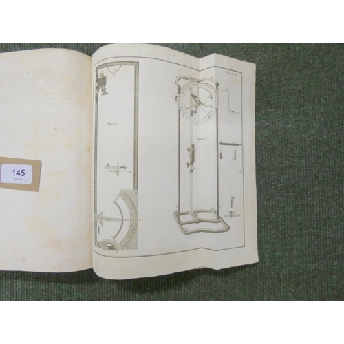 145 - DE SAUSSURE HORACE-BENEDICT.  Essais sur l'Hygrometrie. Half title, eng. vignette & 2 eng. plate... 