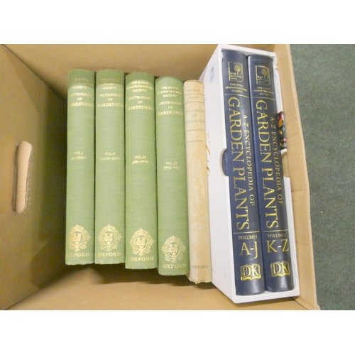 147 - ROYAL HORTICULTURAL SOCIETY.  Dictionary of Gardening & Encyclopedia of Garden Plants. 7 vols.... 