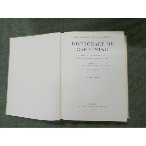 147 - ROYAL HORTICULTURAL SOCIETY.  Dictionary of Gardening & Encyclopedia of Garden Plants. 7 vols.... 