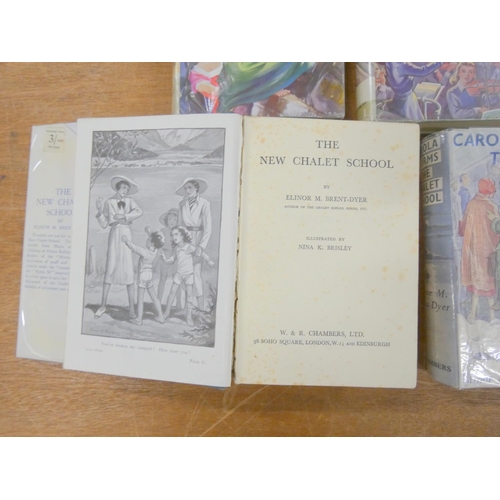 163 - BRENT-DYER ELINOR M.  The New Chalet School. 1st ed. in d.w., tending to split internally ... 