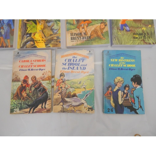 168 - BRENT-DYER ELINOR M.  17 Chalet School paperbacks incl. three Armada 1st eds., 1960's & five Gir... 