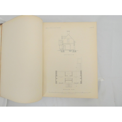 184 - AUDSLEY W. & G. A.  Cottage, Lodge & Villa Architecture. Dec. title, fldg. table & 155 e... 