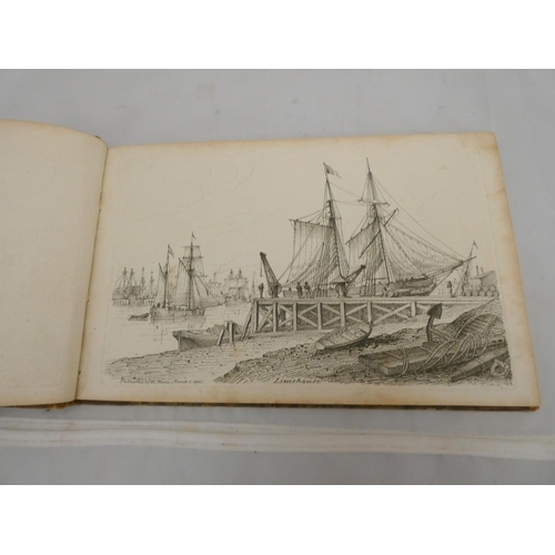 190 - MOSES HENRY.  Maritime engravings. 29 good etched plates of ships & dockyards from Moses` Sketch... 