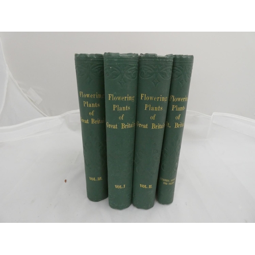 192 - PRATT ANNE.  The Flowering Plants of Great Britain.  4 vols. incl. the vol. re. Grasses, Sedges &... 