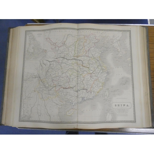 199 - JOHNSTON A. K.  The National Atlas of Historical, Commercial & Political Geography. 45 good doub... 