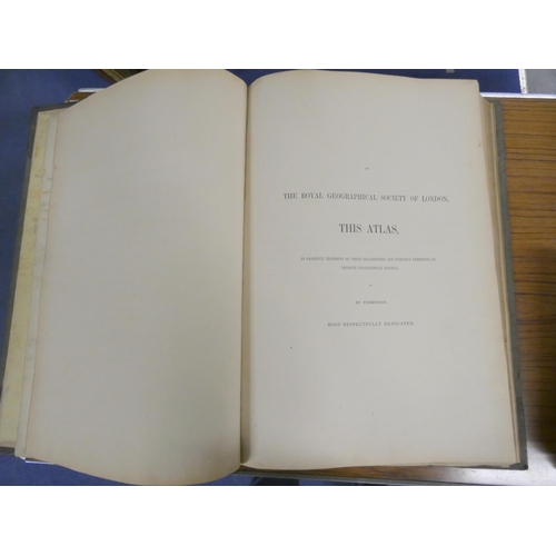 199 - JOHNSTON A. K.  The National Atlas of Historical, Commercial & Political Geography. 45 good doub... 