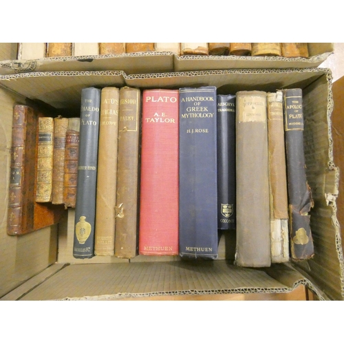 202 - Classics & Classical History.  2 cartons of various vols.