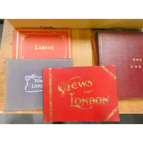 210 - London.  A carton of various vols. incl. photographic views.