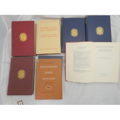 224 - Scottish Bibliography.  9 various vols.