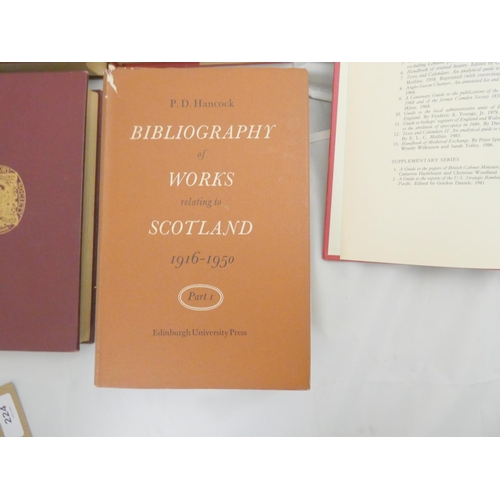 224 - Scottish Bibliography.  9 various vols.