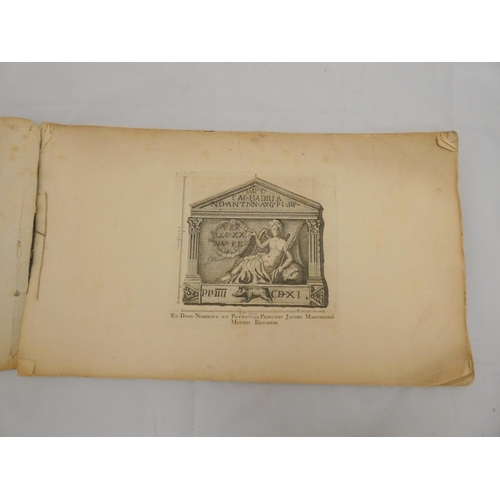 226 - Monumenta Romani Imperia in Scotia.  Eng. plates nos. 1 to 20 from this work. No title. Oblong folio... 