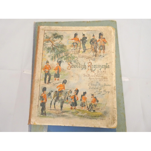 231 - PAYNE HARRY (Illus).  Illustrated Histories of the Scottish Regiments, Book No. 1, The Bla... 