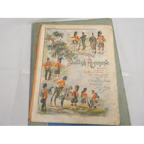 231 - PAYNE HARRY (Illus).  Illustrated Histories of the Scottish Regiments, Book No. 1, The Bla... 