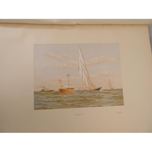 238 - SHIELDS HENRY & MEIKLE JAMES.  Famous Clyde Yachts, 1880-87. Mounted col. litho fronti... 