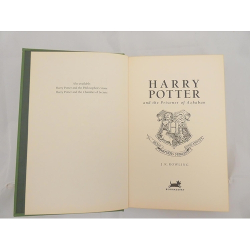 248 - ROWLING J. K.  Harry Potter and the Prisoner of Azkaban. 1st. de-luxe edition, later printing in as ... 