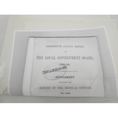 255 - SELECT COMMITTEE OF THE HOUSE OF LORDS ON METROPOLITAN HOSPITALS.  Report, 1890; Second Report, 1891... 