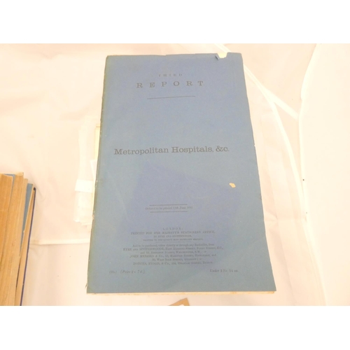 255 - SELECT COMMITTEE OF THE HOUSE OF LORDS ON METROPOLITAN HOSPITALS.  Report, 1890; Second Report, 1891... 