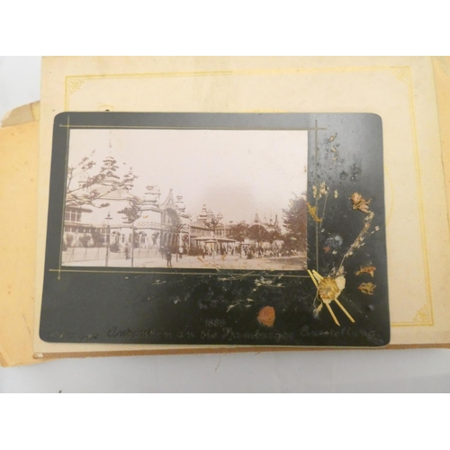 259 - Photographs.  A small bundle of carte-de-visite & stereoscope photographs & related items.... 