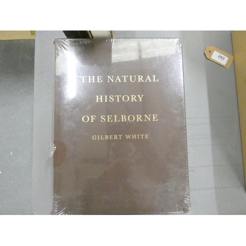 262 - Folio Society.  The Natural History of Selborne. Quarto vol. in slip case; also The Folio ... 