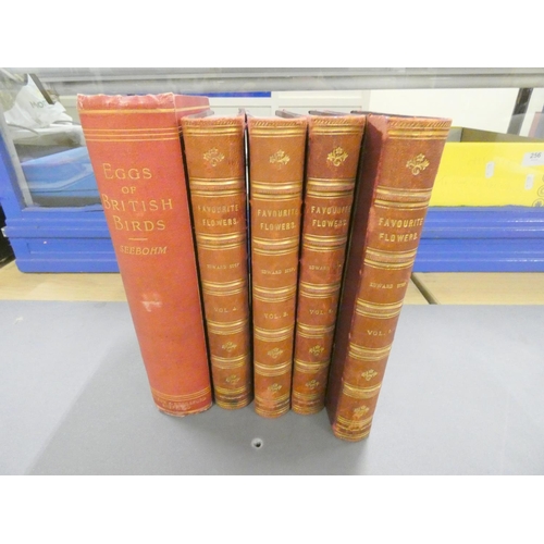 273 - STEP EDWARD.  Favourite Flowers of Garden & Greenhouse. 4 vols. Many good col. plates.... 