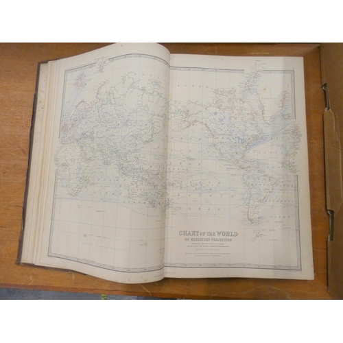 275 - JOHNSTON A. K.  The Royal Atlas of Modern Geography. Good double page eng. maps, col. in outline. Fo... 