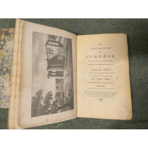 279 - WEST THOMAS.  The Antiquities of Furness, A New Edition with Additions by William Close. Eng. fronti... 