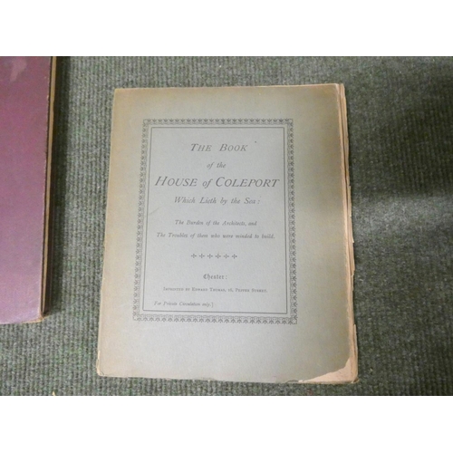 282 - (NIXON WILLIAM).  Nixon's Cheshire Prophecies Reprinted & Edited from the Best Sources... 