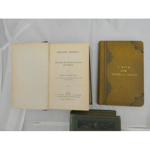 95 - DAY SAMUEL PHILLIPS.  English America or Pictures of Canadian Places & People. 2 vols.... 