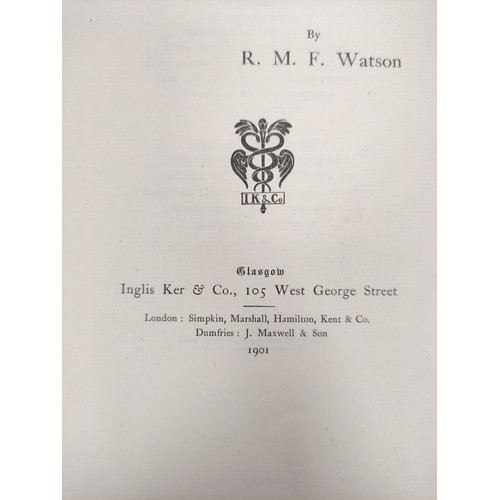 284 - WATSON R. M. F.  Closeburn (Dumfriesshire), Reminiscent, Historic & Traditional. Port. frontis &... 