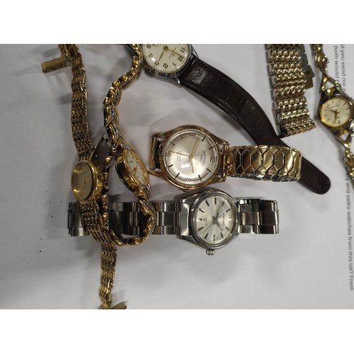 408 - Bag of various watches including Rotary, Seiko, Timex etc.