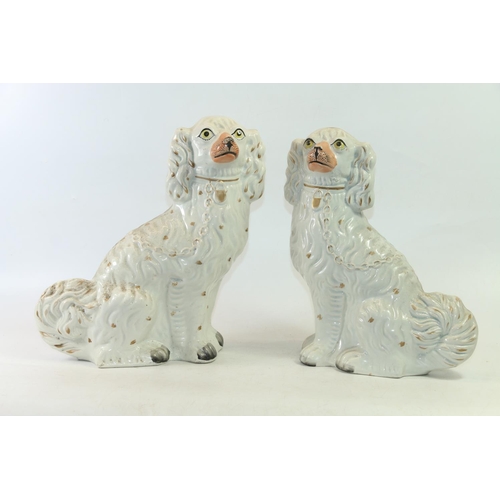 26 - Pair of Staffordshire style wally dugs.