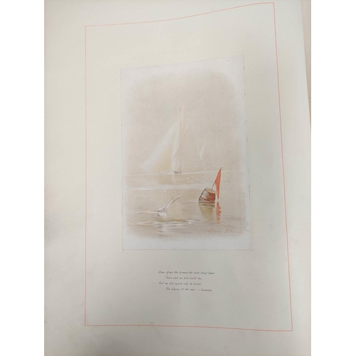 238 - SHIELDS HENRY & MEIKLE JAMES.  Famous Clyde Yachts, 1880-87. Mounted col. litho fronti... 