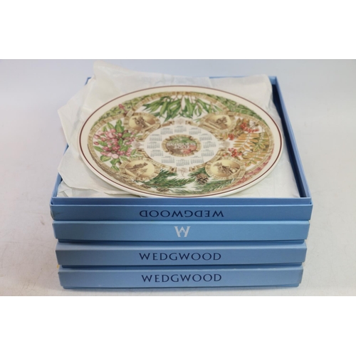 67 - Four Wedgwood collector's plates to include Seasons 2002, boxed.