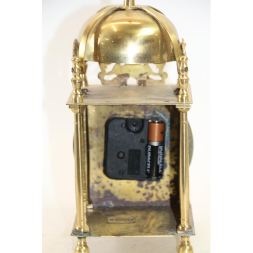 70 - Reproduction lantern clock, trinket boxes to include Limoges, Coalport, etc. and a Royal Copenhagen ... 