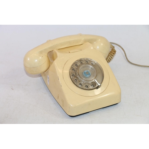 81 - Vintage British cream telephone.