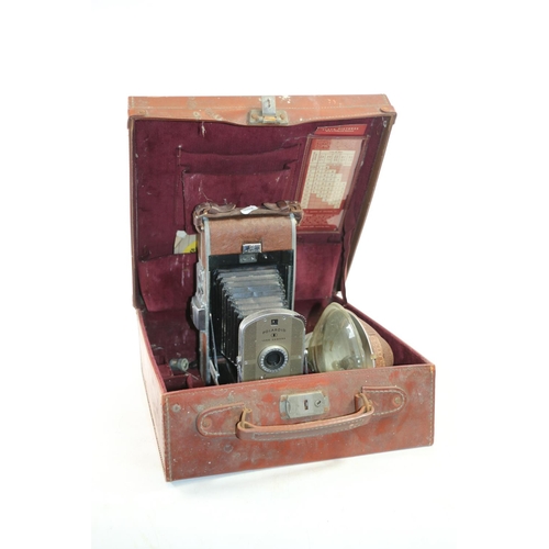 87 - Polaroid Land camera  model 95 in fitted case.