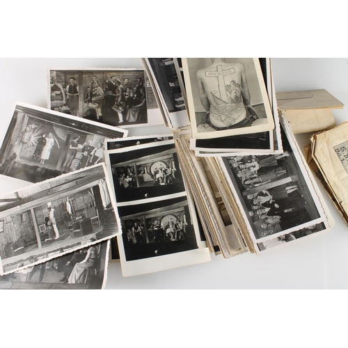 488 - A collection of real photographic postcards, some showing scenes from the musical comedy Where There... 